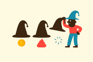 Toets theorie om te weten of het goud/kak is